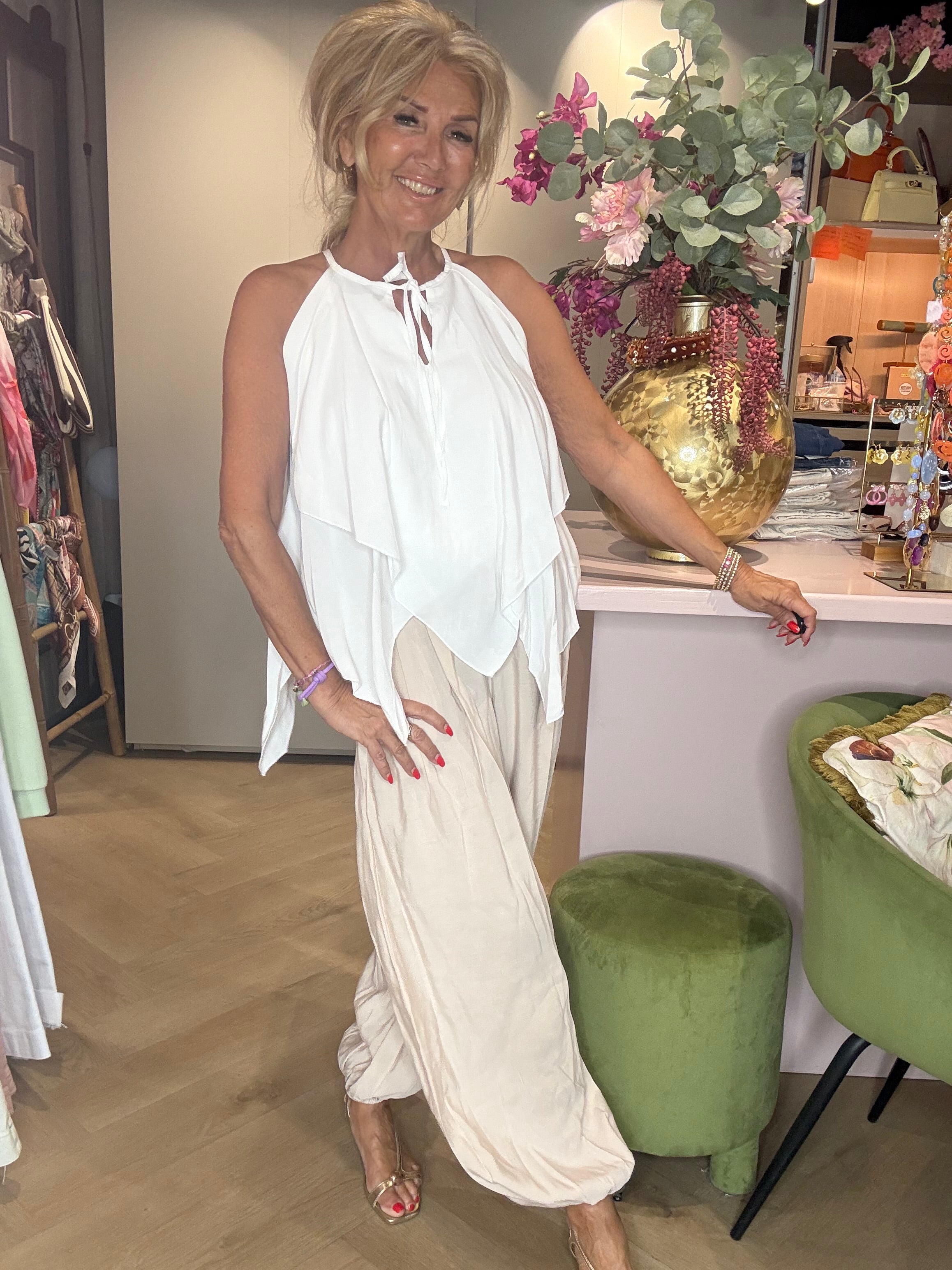 Broek Harem Beige